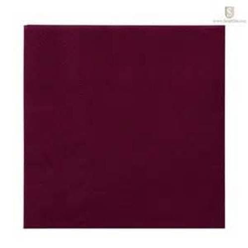Bev Nap 2-ply Burgundy 5 / 200  •1000ct