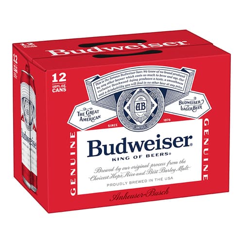 Budweiser • 12pk 16oz Cans
