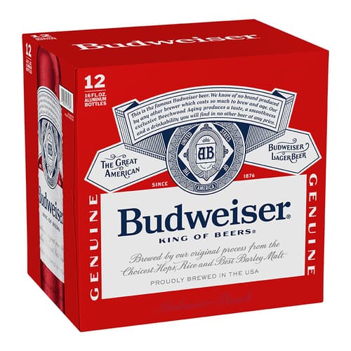 Budweiser • 12pk 16oz Aluminum Bottles