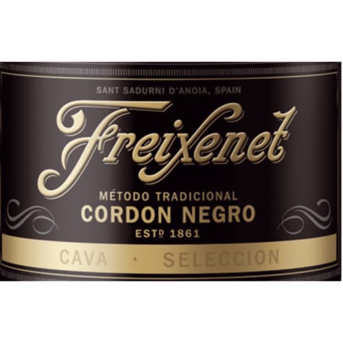 Freixenet Cordon Negro Extra Dry Methode Traditionelle Cava Blend