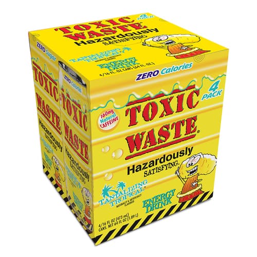 Toxic Waste Energy Drink • Tantalizing Tropic 4pk