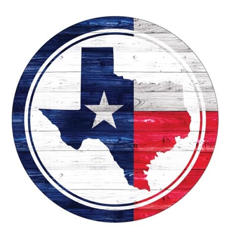 Cc • Plate 7" True Texan Map Paper