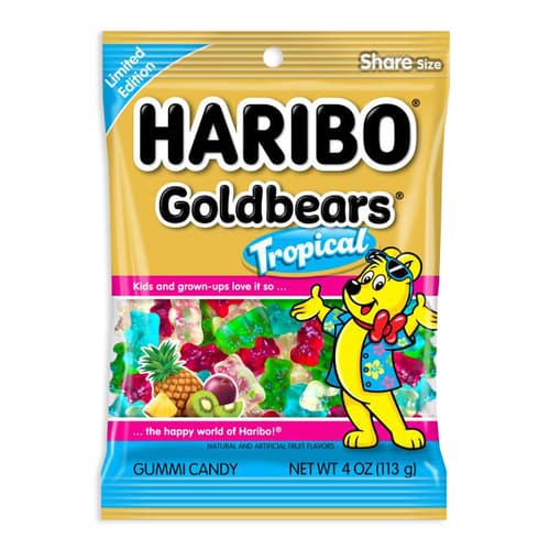 Haribo Tropical Bear Gummi Candy