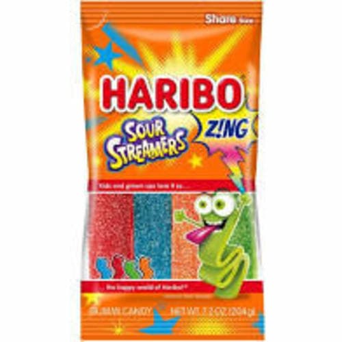 Haribo Sour Streamers Gummi Candy