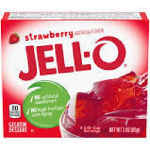 Jell-o Strawberry Gelatin Dessert