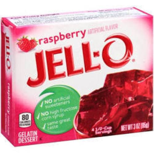 Jell-o Raspberry Gelatin Dessert