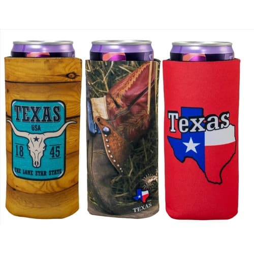 Us Poly Can Sleeve • Slim Texas Theme Assortment