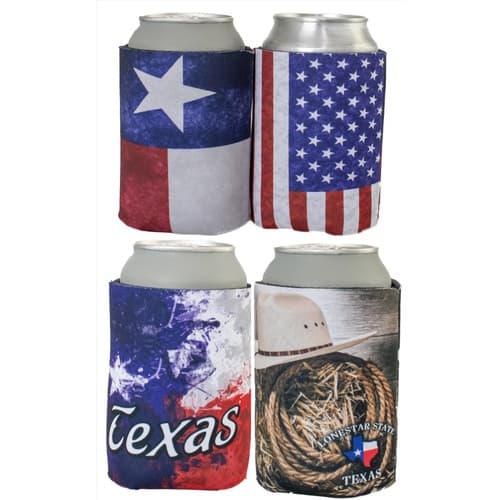 Us Poly Can Sleeve • Texas Theme Assortment