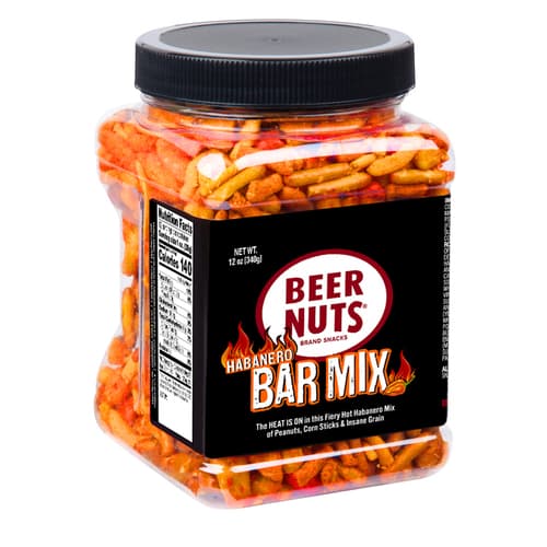 Beer Nuts Jar • Habanero Bar Mix