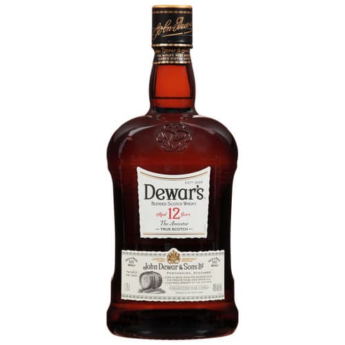 Dewar's 12 Year Double Aged Scotch Whiskey