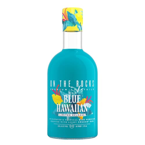 On The Rocks Cocktails Cruzan Blue Hawaiian