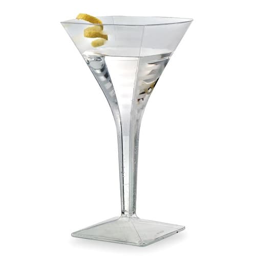 Emi Yoshi Squares • Martini Glass 8 oz 6 Pack