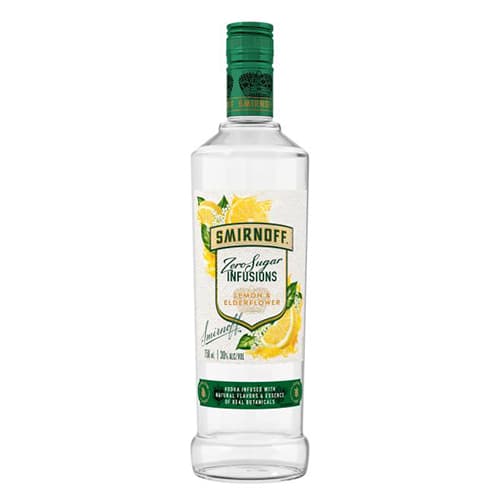 Smirnoff Vodka • Zero Sugar Lemon & Elderflower