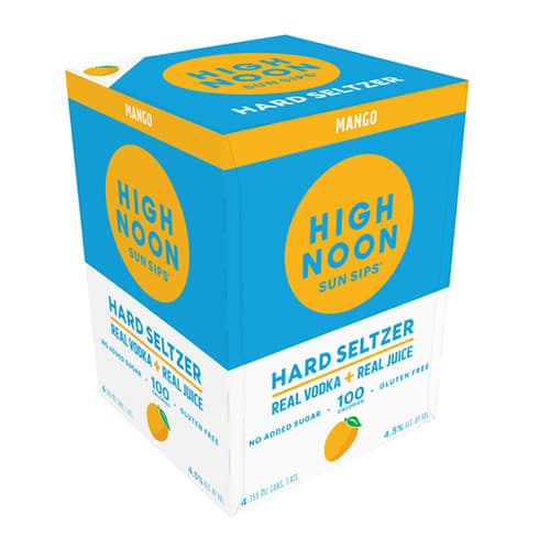High Noon Mango Vodka Hard Seltzer 4pk