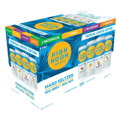 High Noon Vodka Hard Seltzer Tropical Mixed 8pk