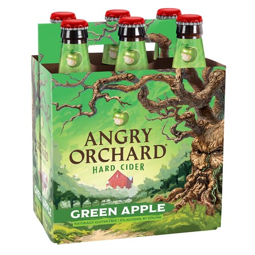 Angry Orchard Green Apple Cider • 6pk Bottle