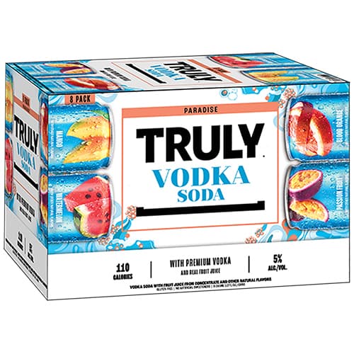Truly Vodka Soda • Paradise Variety Pack 8pk-12oz