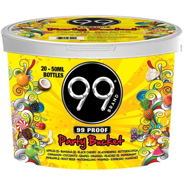 •99• Assorted Party Bucket • 20pk-50ml