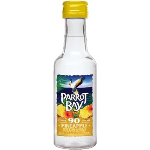 Parrot Bay Rum • Pineapple 90 Proof 50ml (Each)