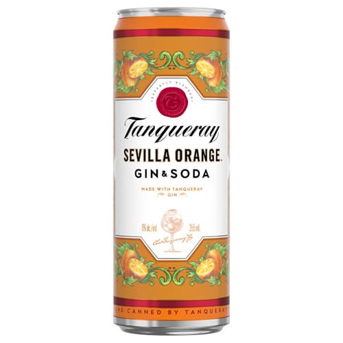 Tanqueray Cocktails • Sevilla Orange & Soda 4pk