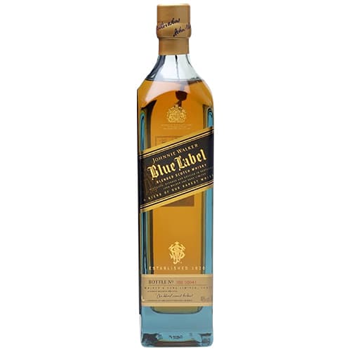 Johnnie Walker Blue • with 2 Glasses