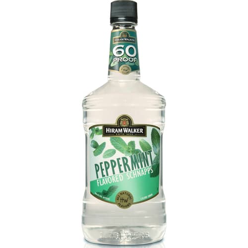 Hiram Walker Peppermint Flavored Schnapps 60 Proof