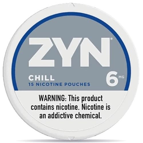 Zyn Nicotine Pouches Chill 6mg • Can