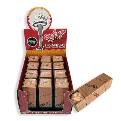Holiday • A Christmas Story Fra-gee-lee Crate Tin Orange
