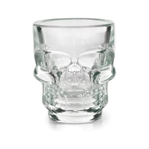 Kikkerland 1.5 oz Skull Shot Glass Set