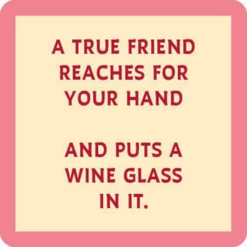 Dom Coaster • Put A Wine Glass