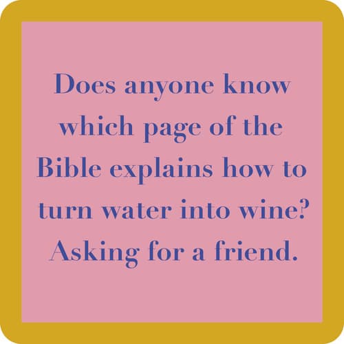 Dom Coaster • Water To Wine