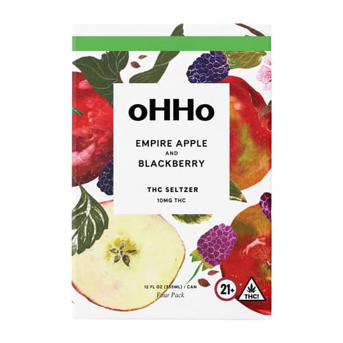 Ohho Blackberry Empire Apple Seltzer 3mg Delta 9 • 4pk