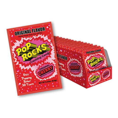 Pop Rock Popping Cherry Flavored Candy