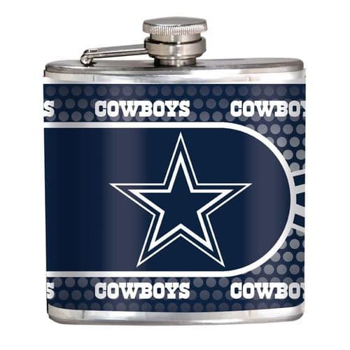 Gap Metallic Wrap Flask • Dallas Cowboys