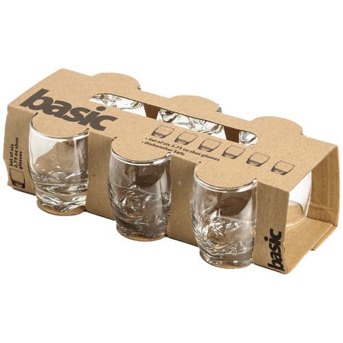Home Essentials Basic • Round Shot Glasses 2.75oz