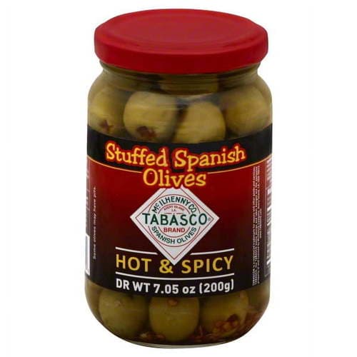 Tabasco Spanish Olives • Spicy and Stuffed