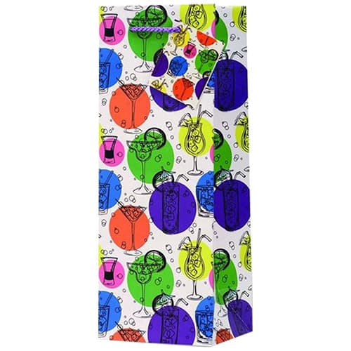 Wrap Art C2u Gift Bag • Colorful Cocktails