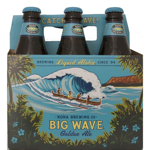 Kona Big Wave Golden Ale • 6pk Bottle