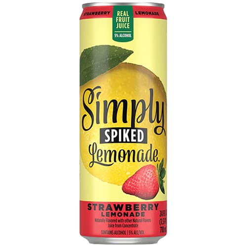 Simply Spiked Hard Strawberry Lemonade • 24oz Can