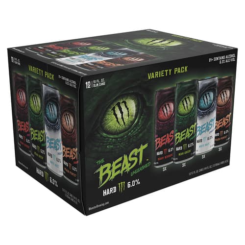 The Beast Hard Monster Variety Pack • 12pk Cans