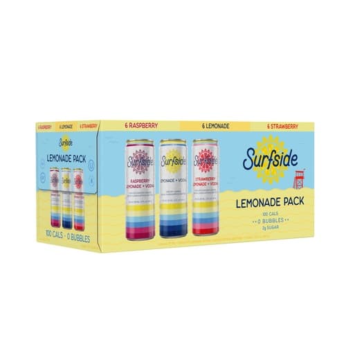 Surfside Cocktails • Lemonade Variety Pack 18pk-12oz