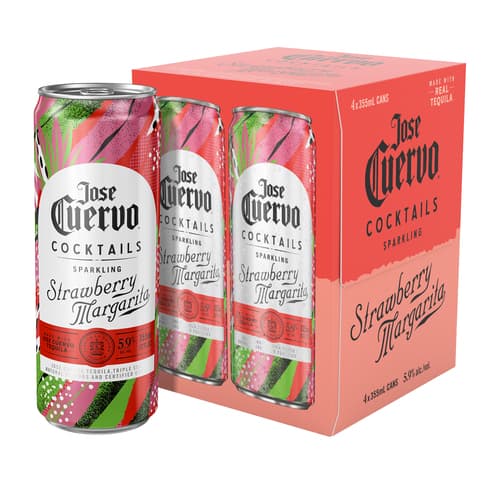 Jose Cuervo Strawberry Lime Margarita Can