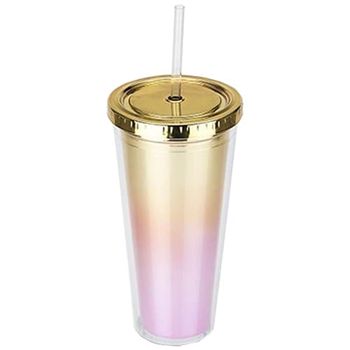 True • Tumbler Metallic Ombre Lid Straw 16 oz