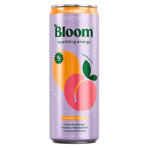 Bloom Peach Mango Sparkling Energy Drink