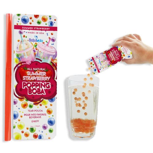 Popping Boba Pouch Mix • Strawberry