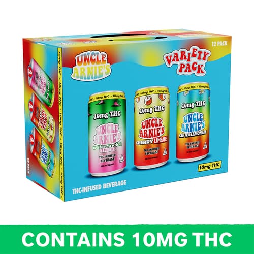 Uncle Arnie's Variety Pack 10mg Delta 9 12pk Can