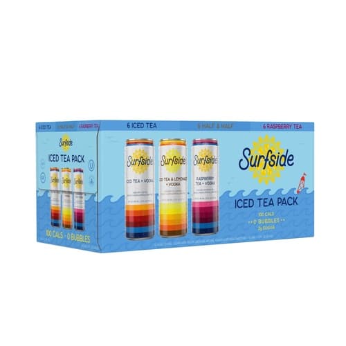 Surfside Cocktails • Iced Tea Variety Pack 18pk-12oz