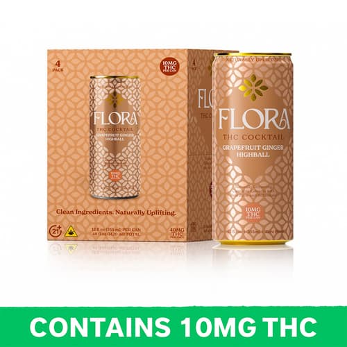 Flora Hemp Infused Cocktail Grapefruit G