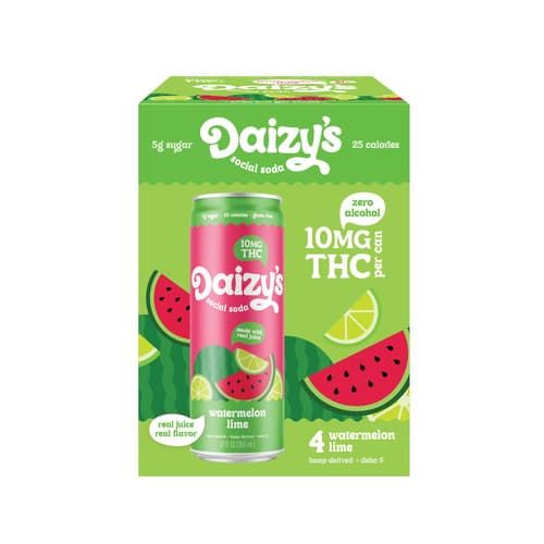 Daizy's Social Soda Watermelon Hemp