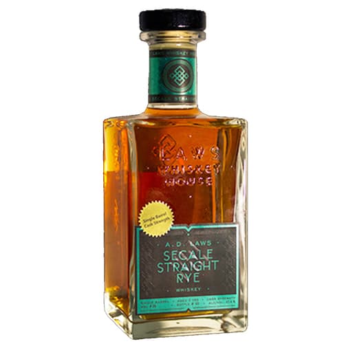 A.d. Laws 3 Year Old Small Batch Secale Straight Rye Whiskey
